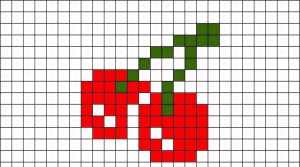 Рисунки по клеточкам маленькие