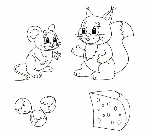 Раскраски для малышей