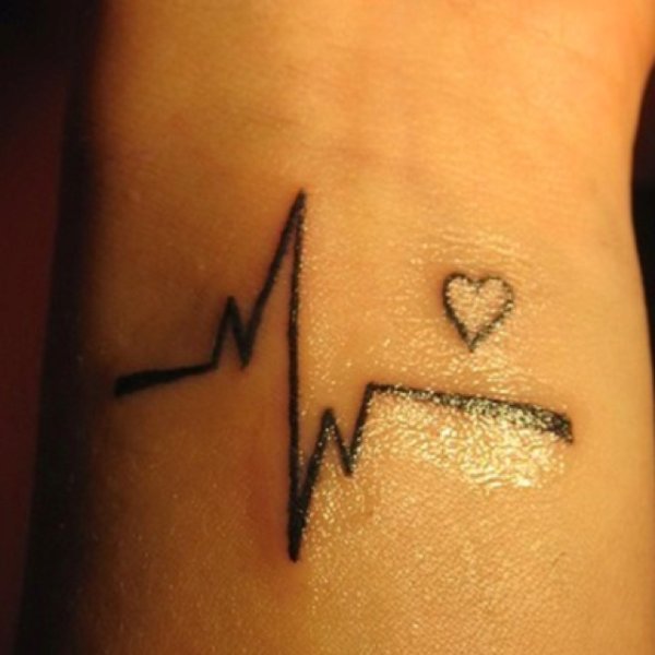 Тату на руке для девушек легкие ручкой