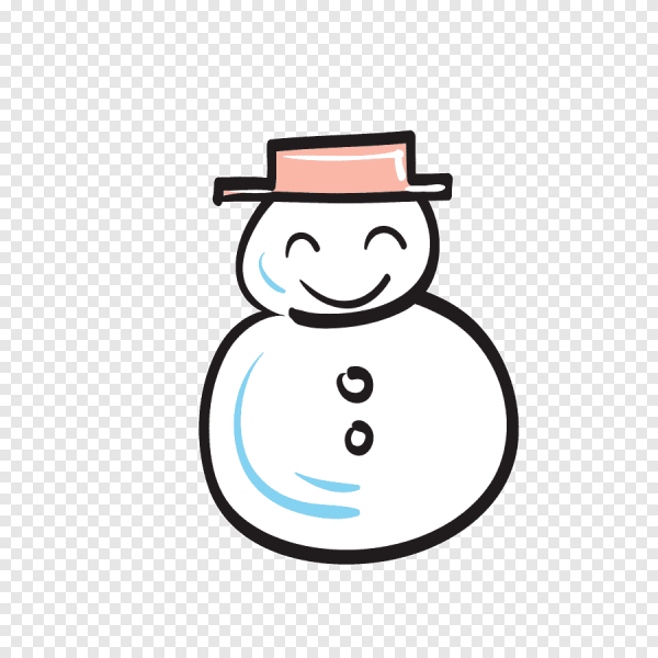 Маленький Снеговик рисунок