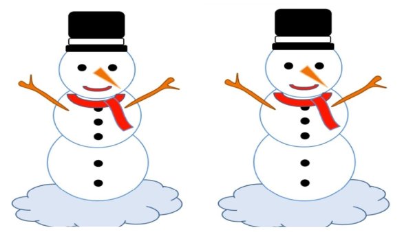 Снеговик в паинте рисунок