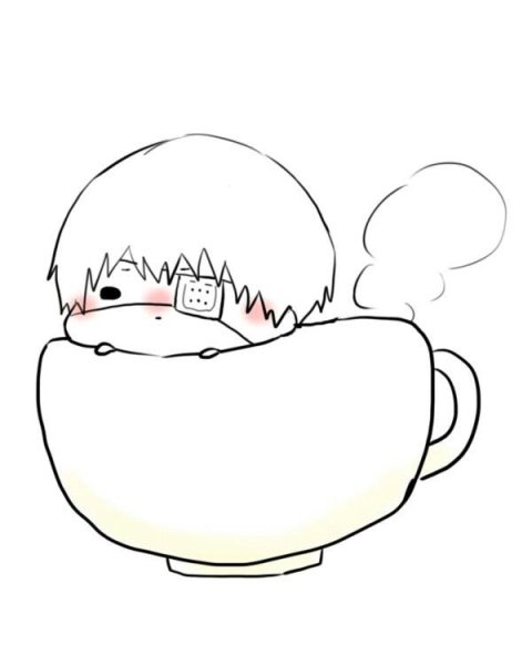 Канеки Чиби для срисовки