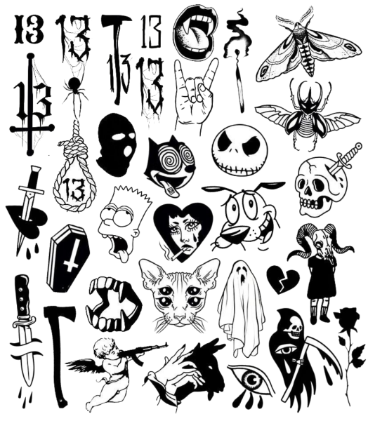 Маленькая тату эскиз