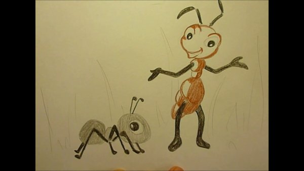 Муравей и Жук басня Эзопа