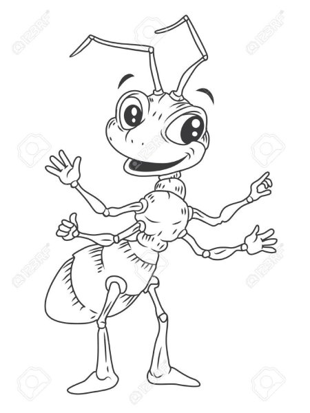 Нарисовать приключения муравьишки