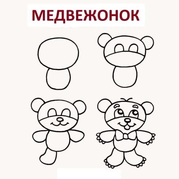 Как нарисовать панду