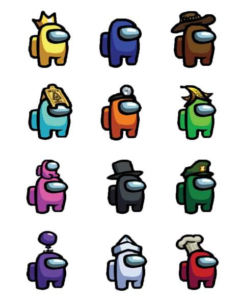 Амонг АС персонажи