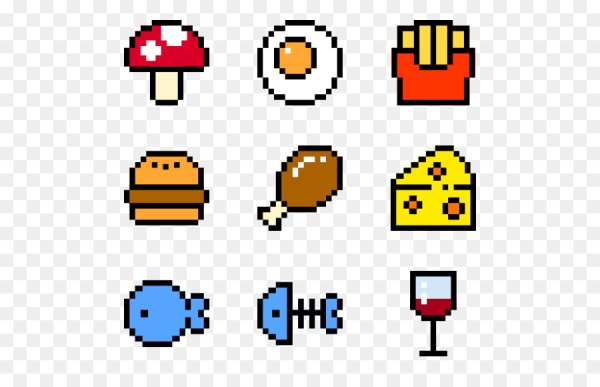 Пиксельные рисунки маленькие