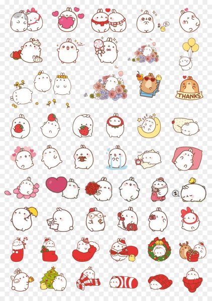 Новогодние наклейки