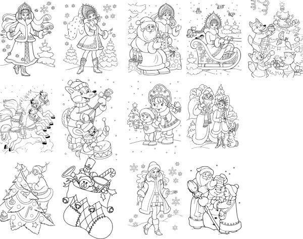 Новогодний Снеговик