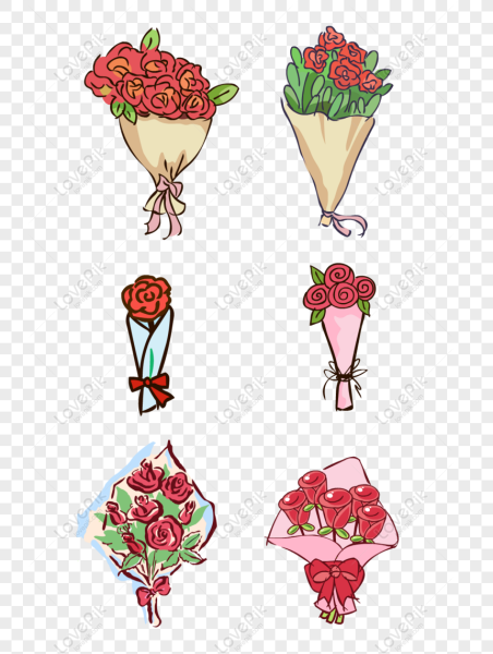 Эскиз букета в обертке