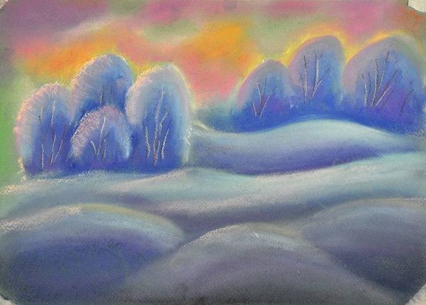 Сухая пастель для начинающих