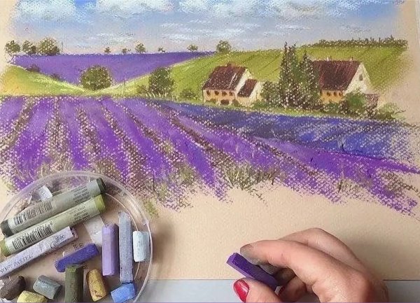 Сухая пастель мастер класс