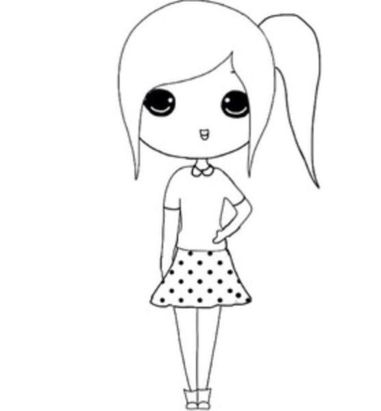 Рисунки для срисовки легкие для девочек