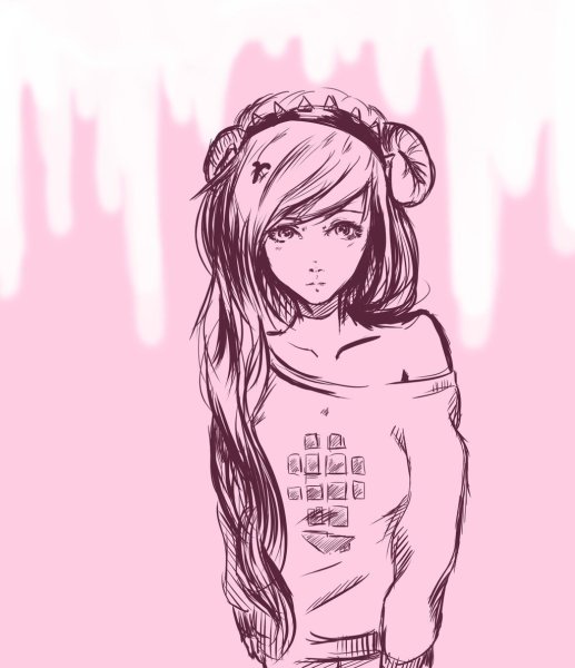 Рисунки для срисовки лёгкие для девочек