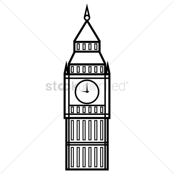 Биг Бен схематично