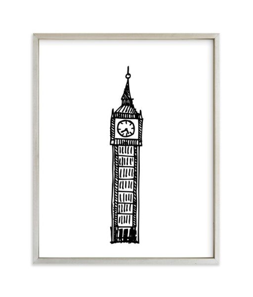 Лондонский Биг Бен скейч