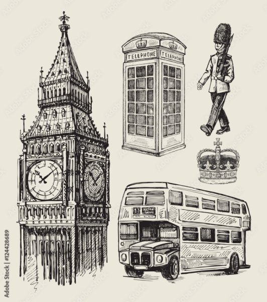 Великобритания Графика