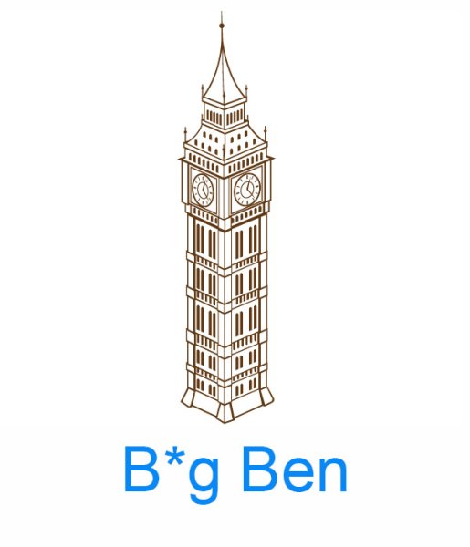 Биг Бен чертеж