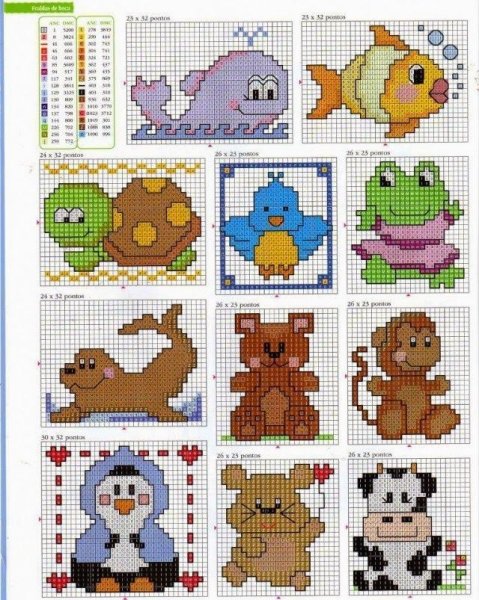 Маленькая вышивка крестом