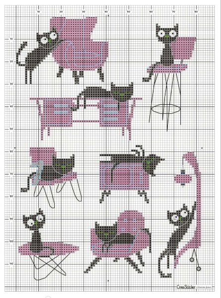 Вышивка крестиком схемы легкие