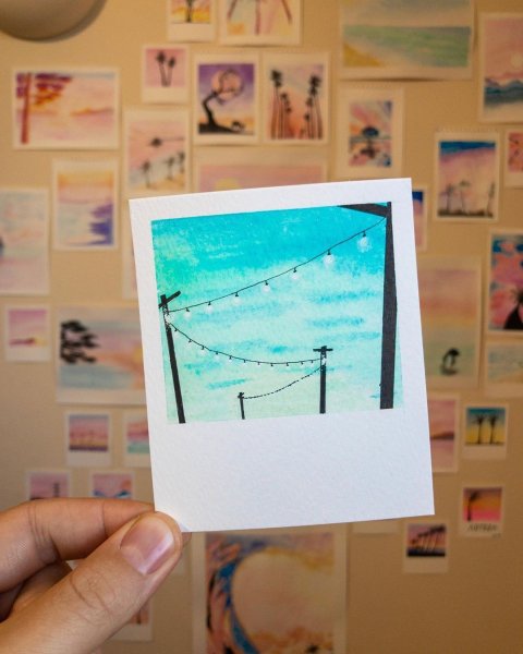 Полароид идеи для рисования