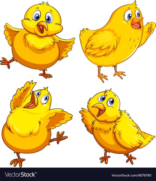 Цыплята танцуют рисунок