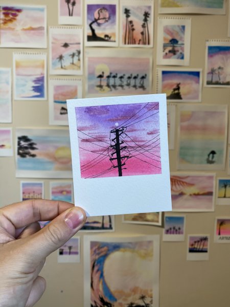 Скетч фотоаппарат маркерами