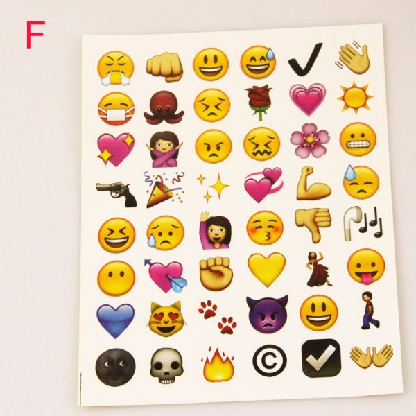 Наклейки в виде смайликов