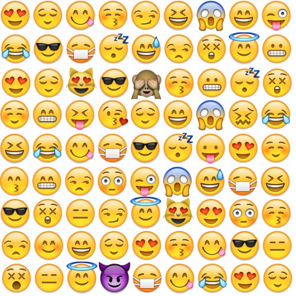 Распечатки для ЛД смайлы