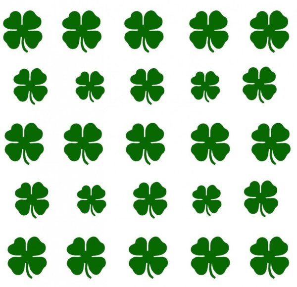 Маленький четырехлистный Клевер