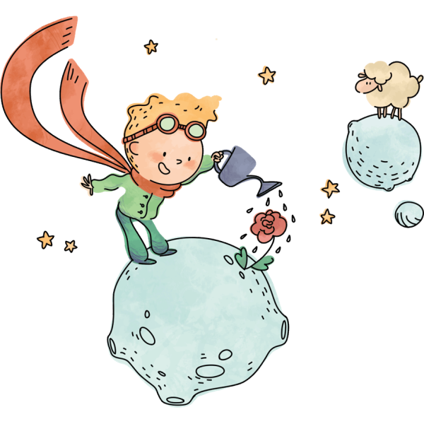 Маленький принц вектор