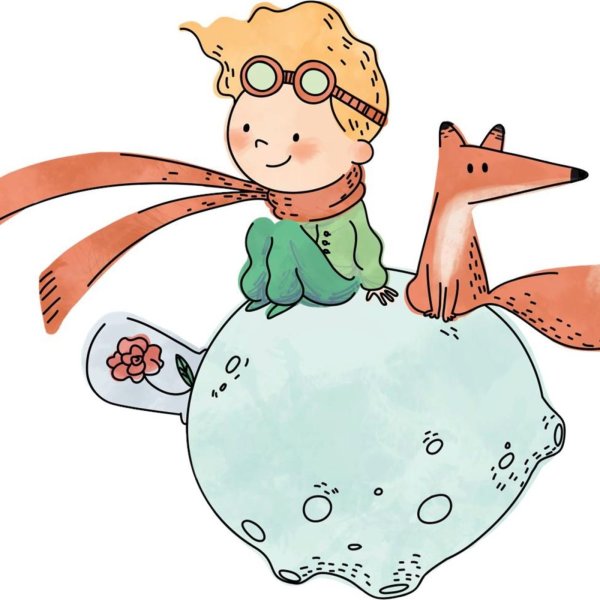 Стикеры маленький принц