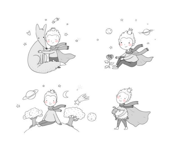 Маленький принц Лис и роза