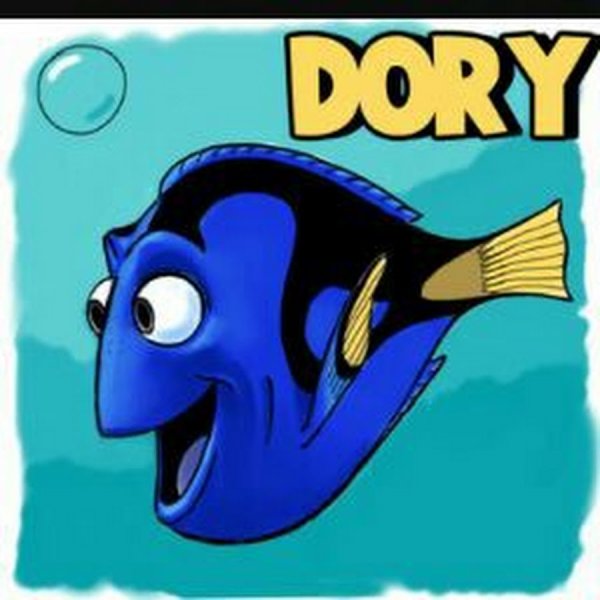 Рыбка дори рисоваться