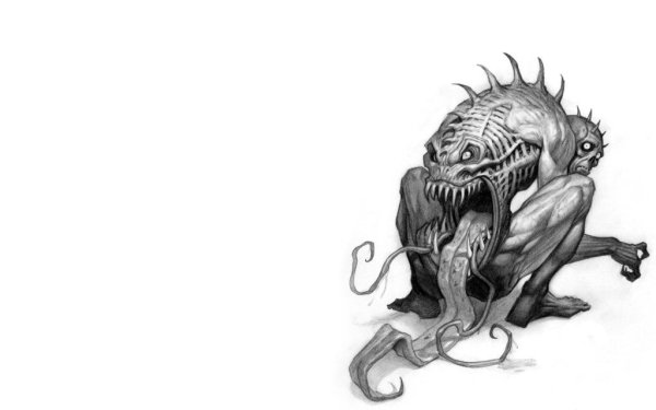 Монстры карандашом для срисовки