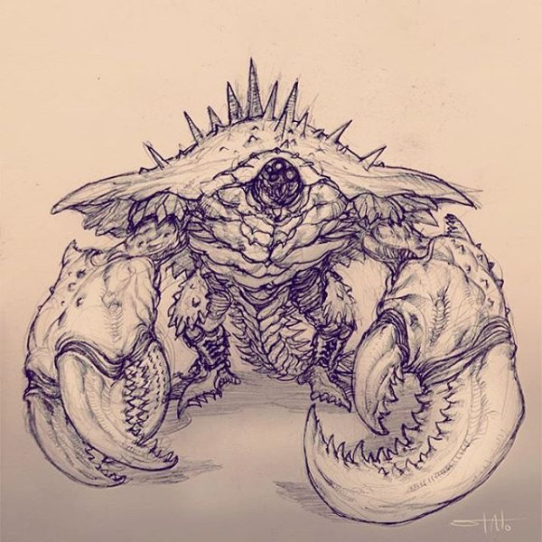 Цербер эскиз