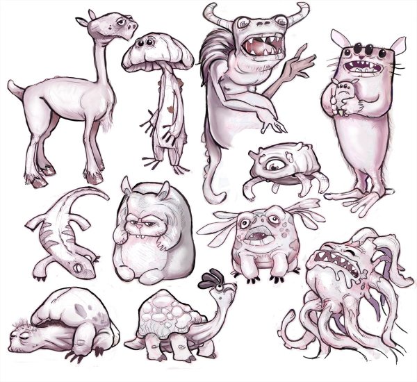 Смешные монстры