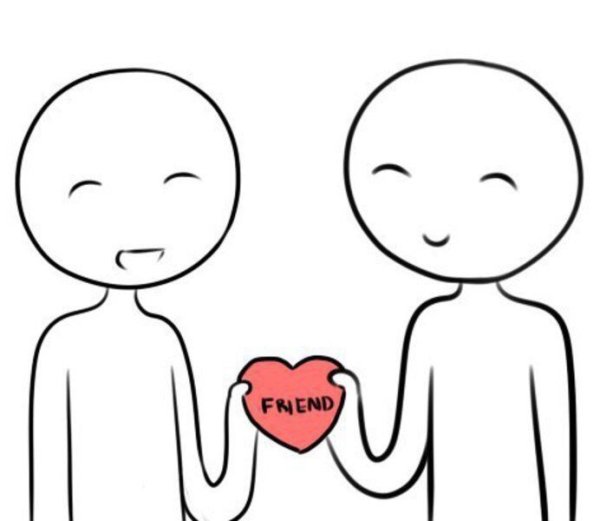 Рисунки на тему Дружба для срисовки