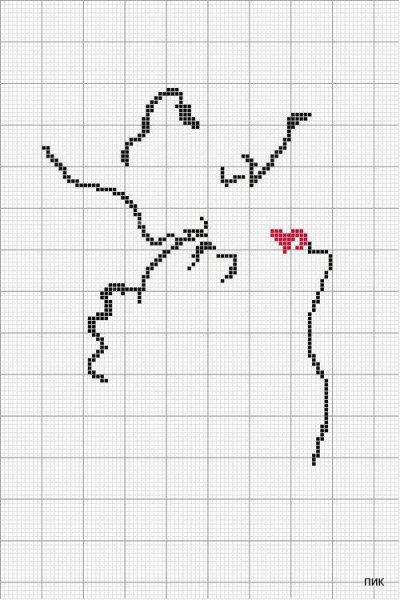 Схема детской вышивки крестиком