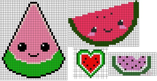 Красивые рисунки по клеточкам