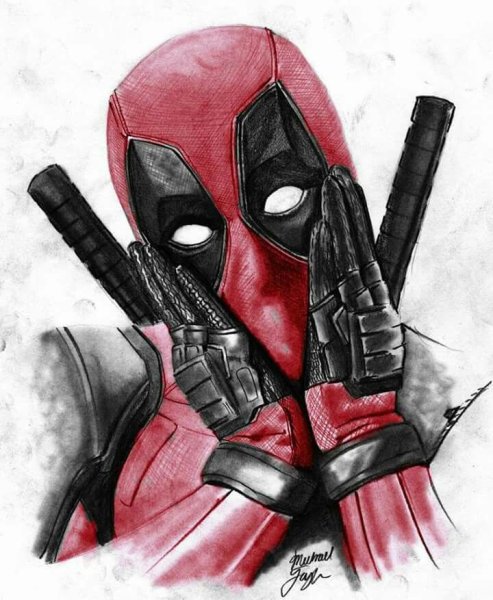 Картина по номерам Deadpool