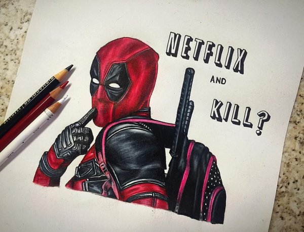 Рисунки Марвел Дэдпул