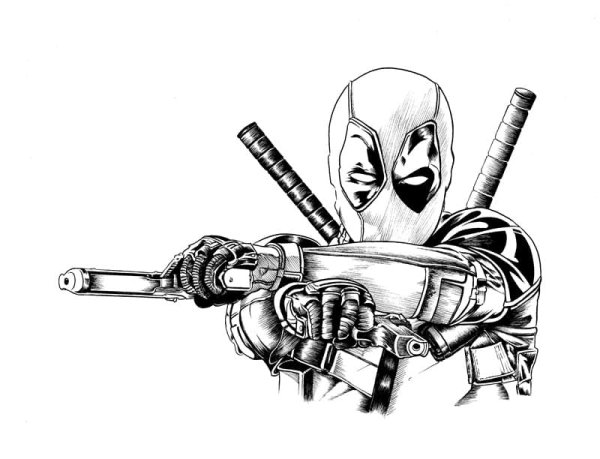 Дэдпул эскиз