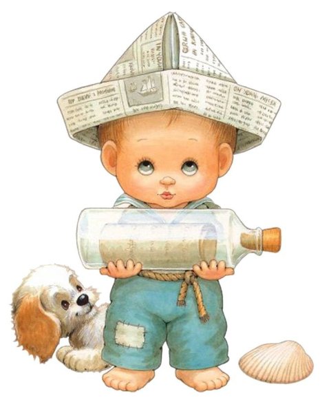 Забавный малыш иллюстрация