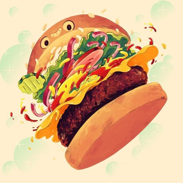 Стилизованная еда