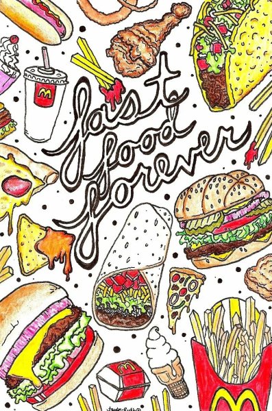 Мультяшная еда