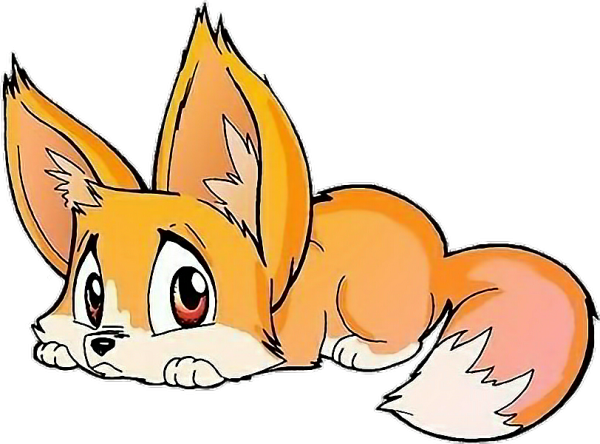 Лисенок рисунок