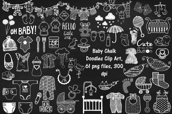 Фон грифельная доска с рисунком