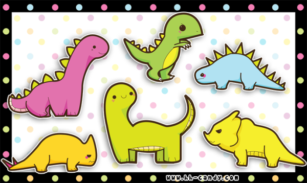 Милые маленькие Динозаврики